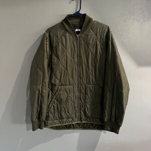 Stussy Coat Size M Bomber Jacket Pockets Winter